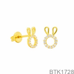 Bông Tai Vàng Vàng 18K(750) - BTK1728