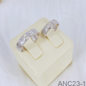 Nhẫn Cưới Vàng Vàng 18K - ANC23-1