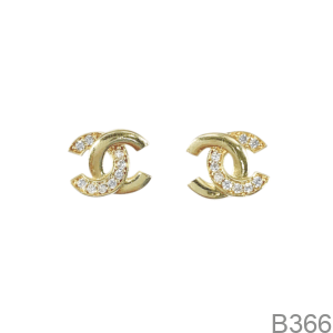 Bông Tai Nữ Vàng Vàng 18K - B366
