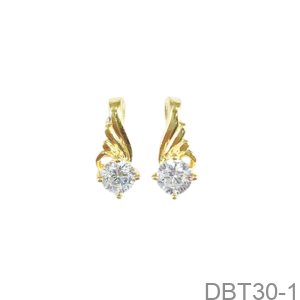 Bông Tai Nữ Vàng Vàng 18K(750) - DBT30-1