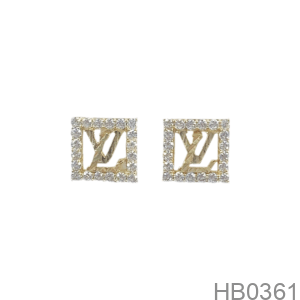 Bông Tai Nữ Vàng Vàng 680 - HB0361
