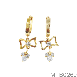 Bông Tai Nữ Vàng Vàng 610 - MTB0269