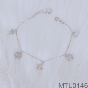 Lắc Tay Vàng Trắng 10K(417) - MTL0146
