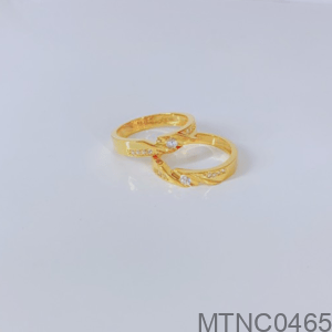 Nhẫn Cưới Vàng Vàng 18K - MTNC0465