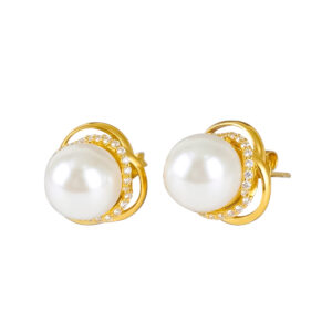 Bông Tai Nữ Vàng Vàng 18K - BB0041-1