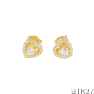 Bông Tai Nữ Vàng Vàng 610 - BTK37