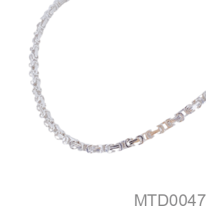Dây Chuyền Nam Vàng Trắng 610 - MTD0047