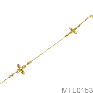 Lắc Chân Vàng Vàng 18K - MTL0153