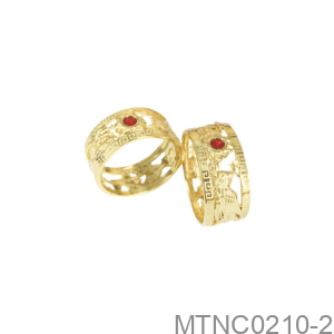 Nhẫn Cưới Vàng Vàng 18K - MTNC0210-2