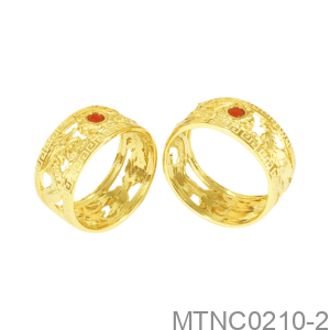 Nhẫn Cưới Vàng Vàng 18K - MTNC0210-2
