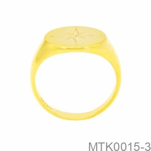 Nhẫn Nam Vàng Vàng 18K - MTK0015-3