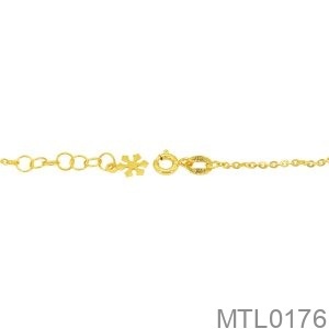 Lắc Tay Nữ Vàng Vàng 18K - MTL0176
