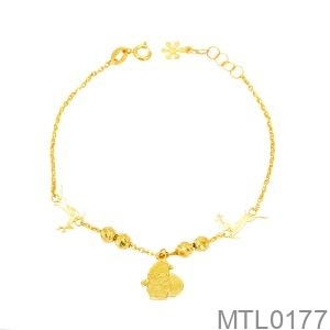 Lắc Tay Nữ Vàng Vàng 18K - MTL0177