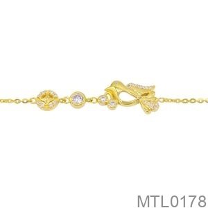 Lắc Tay Nữ Vàng Vàng 18K - MTL0178
