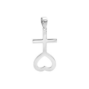 Mặt Dây Thánh Giá Vàng Trắng 610 - MTM0653