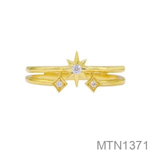 Nhẫn Nữ Vàng Vàng 18K- MTN1371