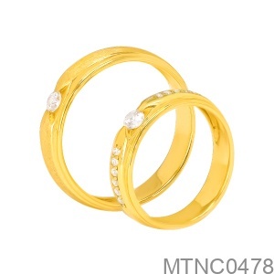 Nhẫn Cưới Vàng Vàng 610 - MTNC0478