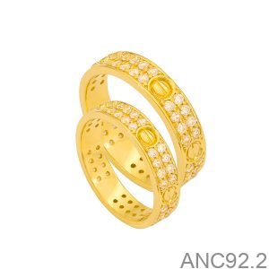 Nhẫn cưới Vàng Vàng 18K - ANC92.2