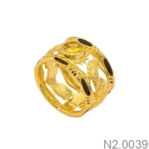 Nhẫn Nam Vàng Vàng 18K - N2.0039