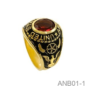 Nhẫn Nam Vàng Vàng 18K - ANB01-1