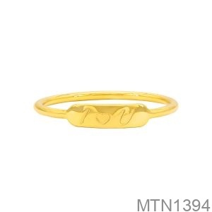 Nhẫn Nữ Vàng Vàng 18K - MTN1394