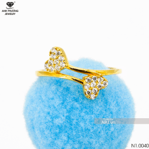 Nhẫn Nữ Trái Tim Vàng 18K(750) - N1.0040
