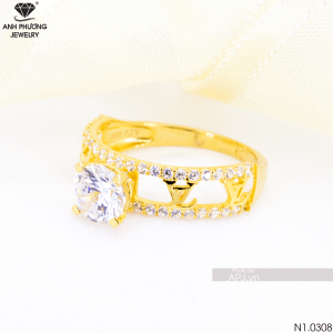 Nhẫn  Nữ Vàng Vàng 18K - N1.0308