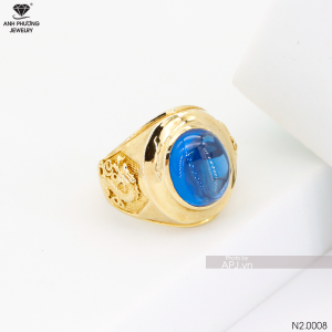 Nhẫn Nam Vàng Vàng 18K(750) - N2.0008-1