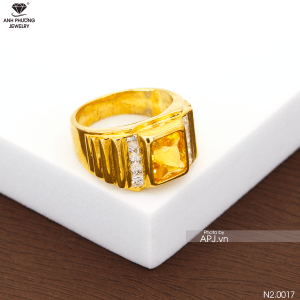 Nhẫn Nam Vàng Vàng 18K(750) - N2.0017-2