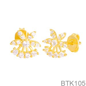 Bông Tai Nữ Vàng Vàng 610 - BTK105