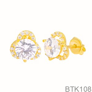 Bông Tai Nữ Vàng Vàng 610 - BTK108
