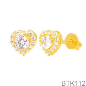 Bông Tai Nữ Vàng Vàng 610 - BTK112