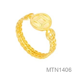 Nhẫn Nữ Vàng Vàng 18K - MTN1406