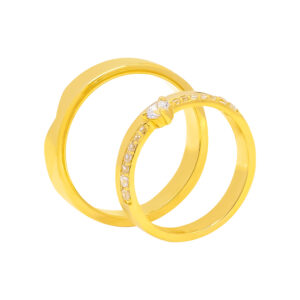 Nhẫn Cưới Vàng Vàng 10K(417) - MTNC0454