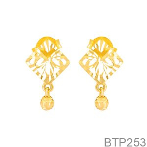 Bông Tai Nữ Vàng Vàng 610 - BTP253