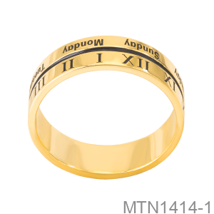 Nhẫn Nam Vàng Vàng 18K - MTN1414-1