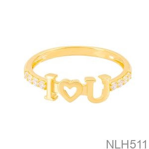 Nhẫn Nữ Vàng Vàng 18K - NLH511