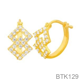 Bông Tai Nữ Vàng Vàng 610 - BTK129