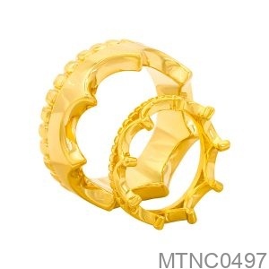 Nhẫn Cưới Vàng Vàng 18K - MTNC0497