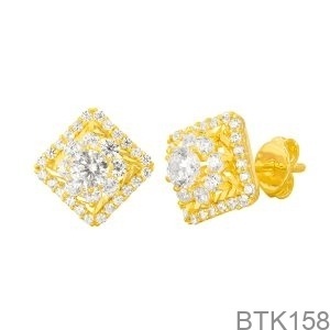Bông tai Nữ Vàng Vàng 610 - BTK158