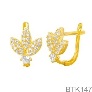 Bông tai Nữ Vàng Vàng 610 - BTK147