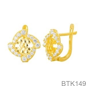 Bông tai Nữ Vàng Vàng 610 - BTK149