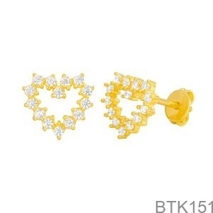 Bông tai Nữ Vàng Vàng 610 - BTK151
