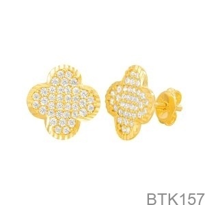 Bông tai Nữ Vàng Vàng 610 - BTK157