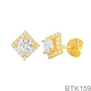 Bông tai Nữ Vàng Vàng 18K(750) - BTK159