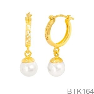 Bông tai Nữ Vàng Vàng 610 - BTK164