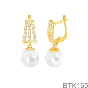 Bông tai Nữ Vàng Vàng 610 - BTK165