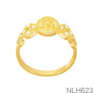 Nhẫn Nữ Vàng Vàng 18K(750) - NLH623