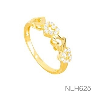 Nhẫn Nữ Vàng Vàng 18K - NLH625