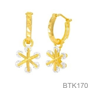 Bông Tai Nữ Vàng Vàng 610- BTK170